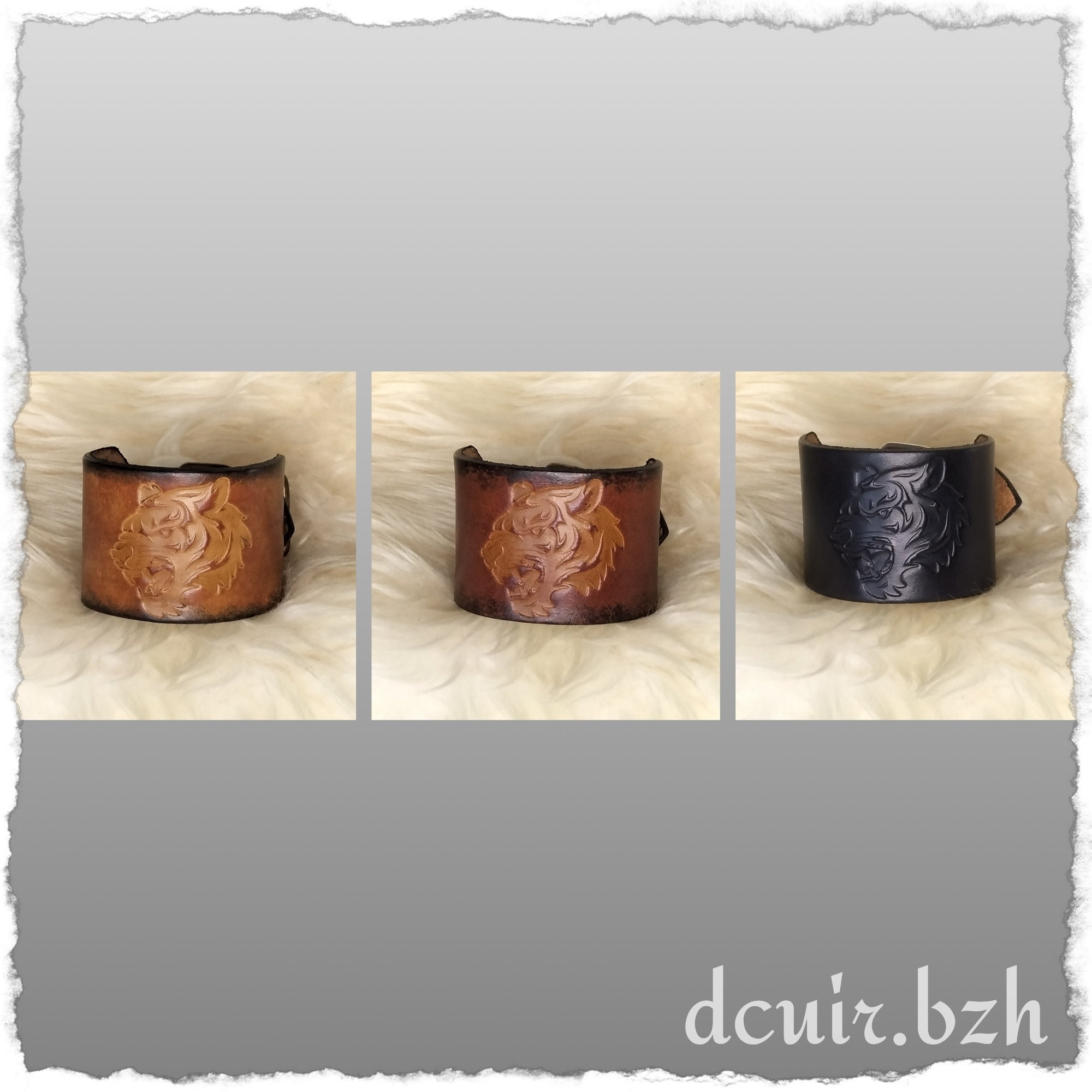 Wide 3D deco bracelet