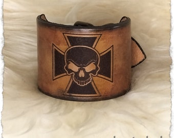 Laser Biker deco wide bracelet