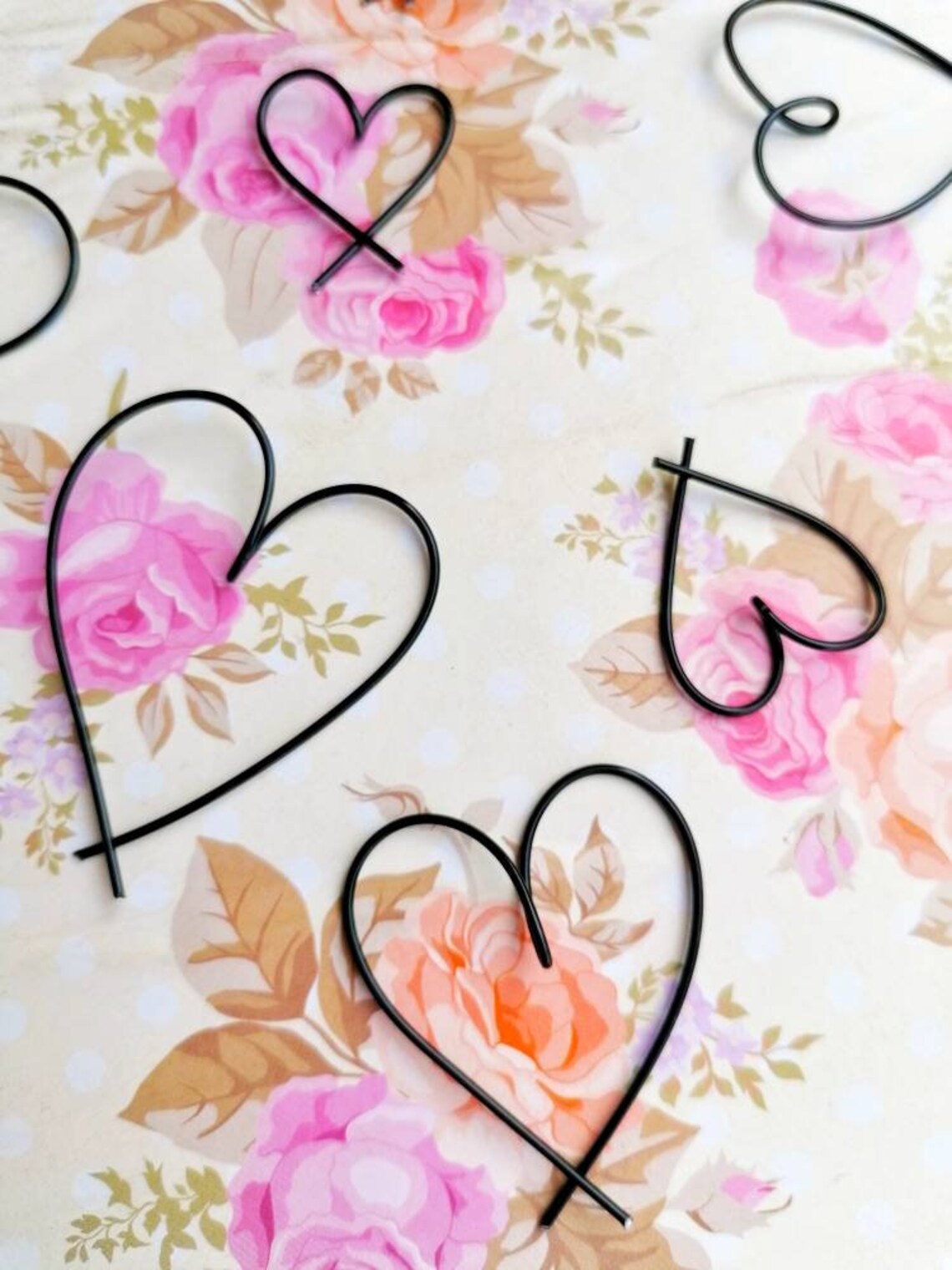 Wire Hearts wire heart wall decor shelf decoration metal Etsy