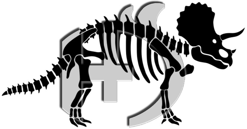 Download SVG Bundle Dinosaur Skeletons for Cutting Machines Digital | Etsy