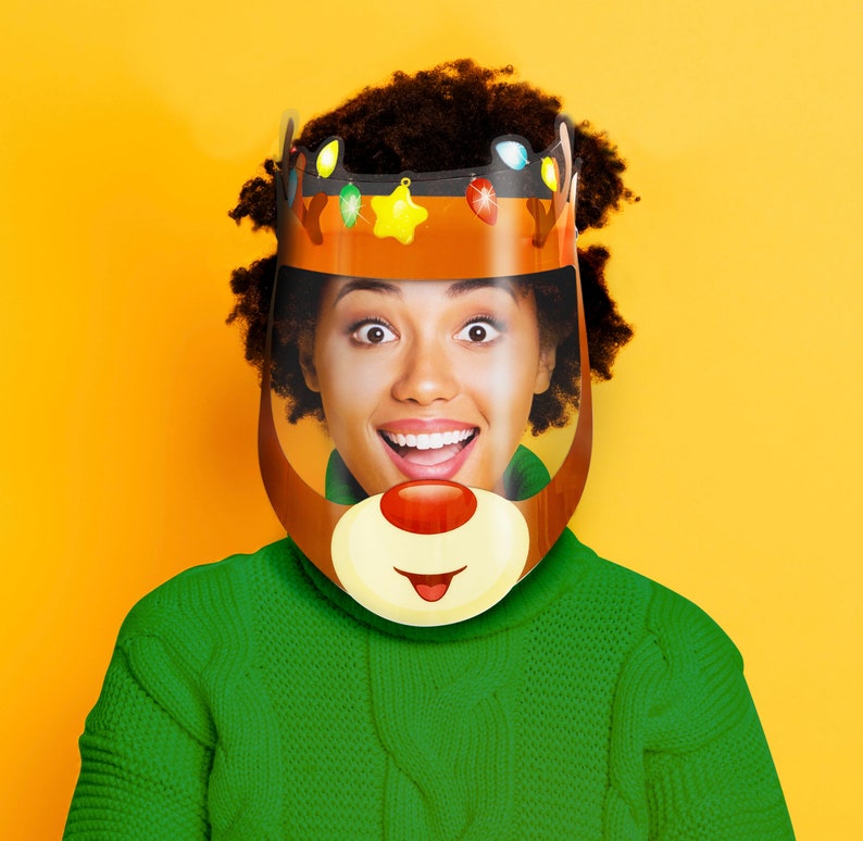 Face Shield with Holiday designs Fun face shields to make ...