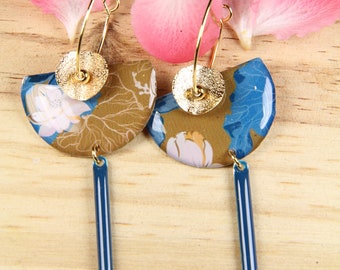 FLEUR DE LOTUS, Boucles d&#39;oreilles