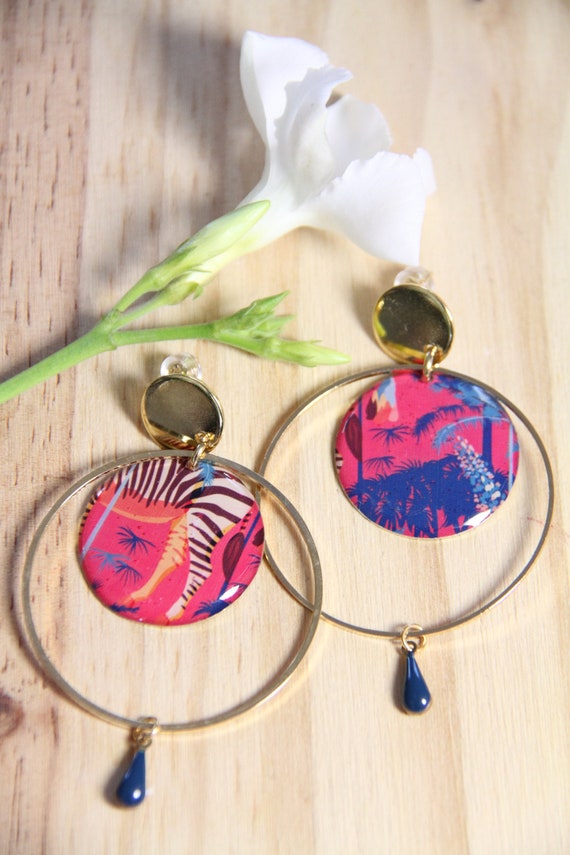 Ring type shop earrings online shopping
