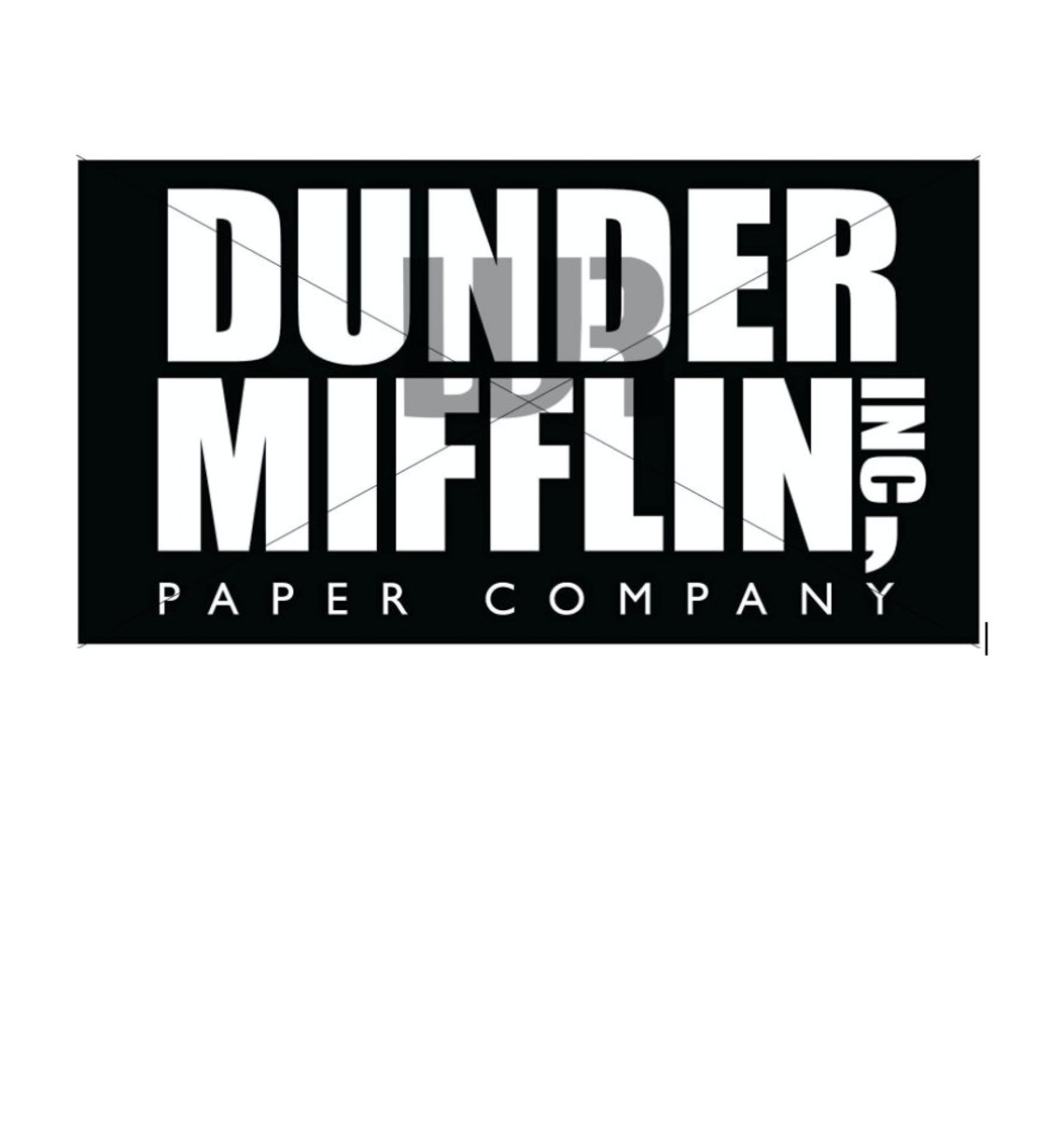 Dunder Mifflin paper company SVG file for Silhouette and | Etsy