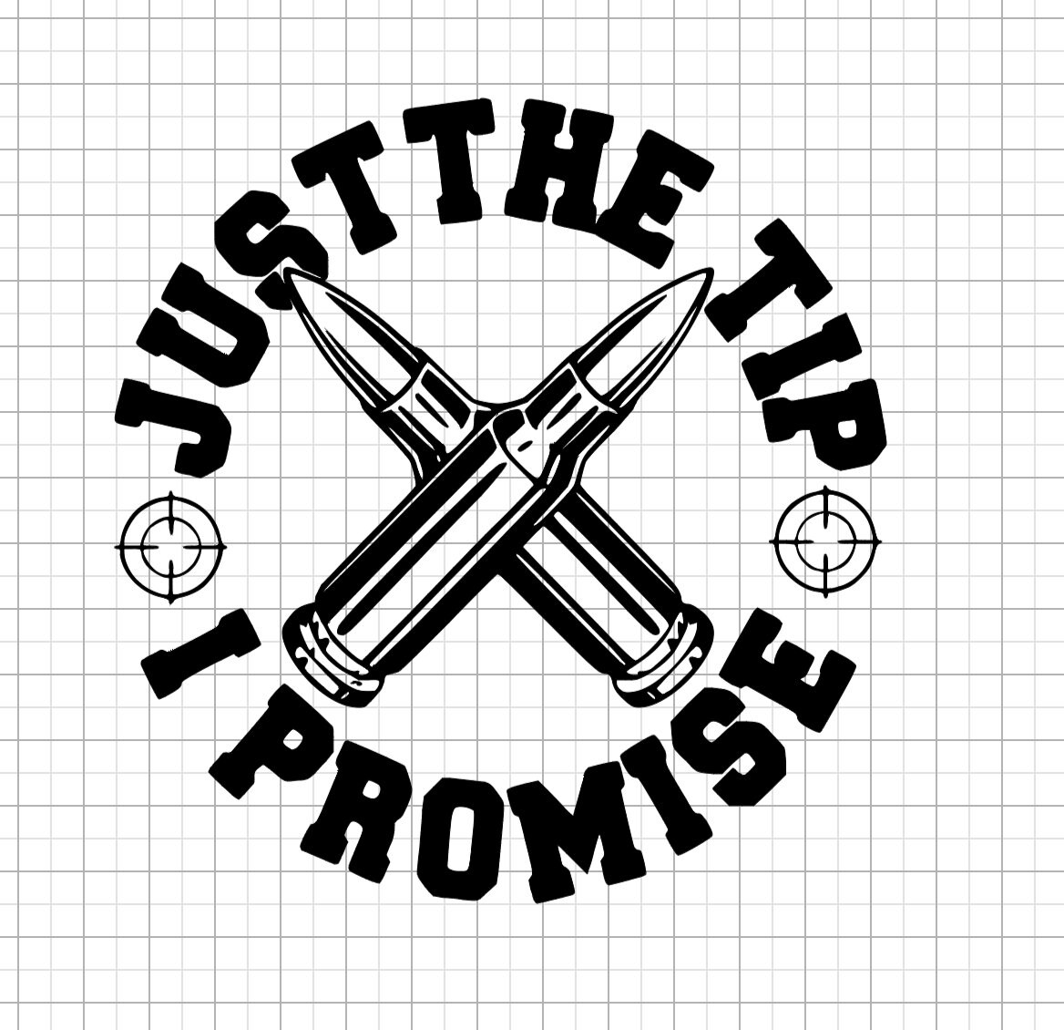 PNG Just the Tip I promise | Etsy