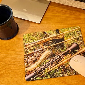 Musical Instruments Mousepad: Musician Desk Decor