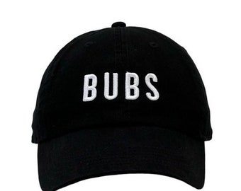 Embroidered "GRANDPA" Baseball Cap, 3D Puff, Custom Dad Hat