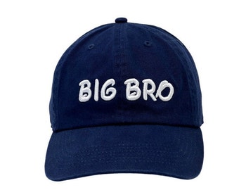 3D Puff BIG BRO Embroidery Hats, Adult and Children Embroidery Baseball caps, Disney tour Day Cap,Baseball Athletic cap