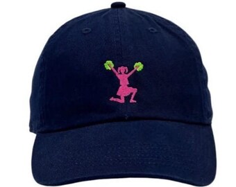 Cheerleader Embroidery Baseball Hat, Custom Athletic Patch Cap