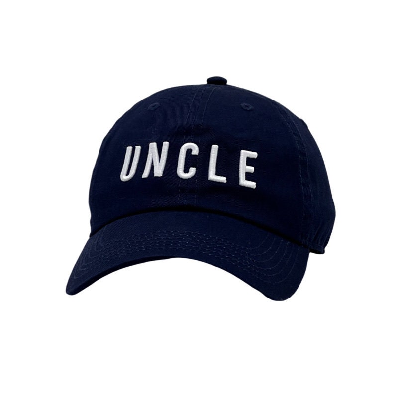 Custom "uncle" 3D Embroidery Baseball Cap, Adult Cotton Dad Hat - Etsy