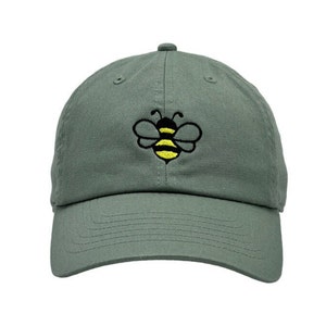 Bee  Embroidery Baseball Hats,Bee Custom Baseball cap,Adult and Children Bee Embroidery Baseball hats,Animal Embroidery Baseball Hats