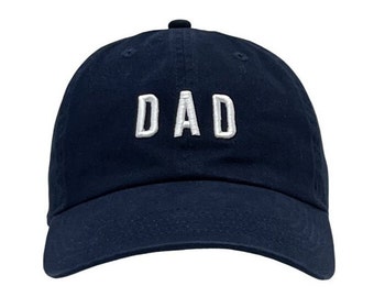 3D Puff "DAD" Adults Embroidery baseball hat,Adult Custom baseball hat for men,Trendy gift for DAD,