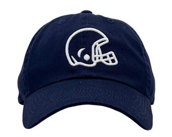 Custom Football Helmet Hat, 3D Puff Embroidery, Adult & Child Sizes