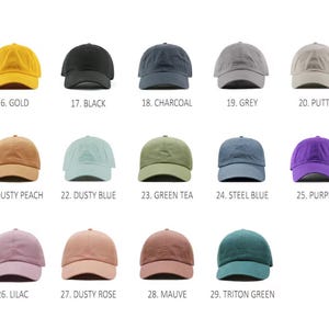 3D Puff " MOUSE " Embroidery Hat, Cotton Baseball Cap, Adjustable Strap image 8