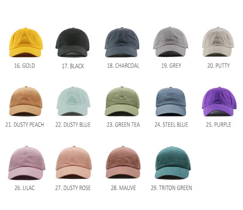 3D Puff " MOUSE " Embroidery Hat, Cotton Baseball Cap, Adjustable Strap image 8