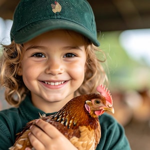 Embroidery"Chicken” Baseball Hats,Adult and Children Embroidery Baseball caps,Custom Embroidery Baseball Hats,