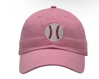 Embroidered Softball Baseball Cap, Mom & Daughter Matching Hats