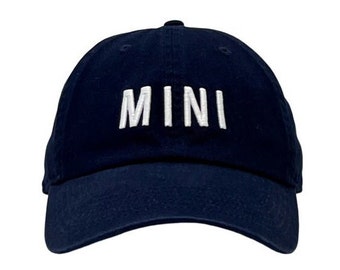 Adult 3D Puff MINI Embroidery Baseball Hat, Custom Cotton Cap