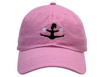 Cheerleader Embroidery Baseball Hats,Mom and Daughter Cheer Embroidery Baseball caps,Custom Baseball Hat,Baseball Patch Atletic cap