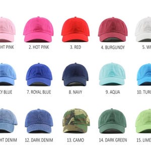 3D Puff " MOUSE " Embroidery Hat, Cotton Baseball Cap, Adjustable Strap image 7