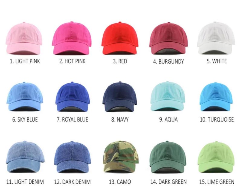 3D Puff " MOUSE " Embroidery Hat, Cotton Baseball Cap, Adjustable Strap image 7