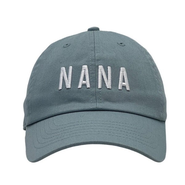 3D Puff "NANA"Embroidery Baseball Hats,Adult Custom Baseball caps,Nana Custom baseball hats,NANA Game Day Cap,NANA Baseball Atletic cap