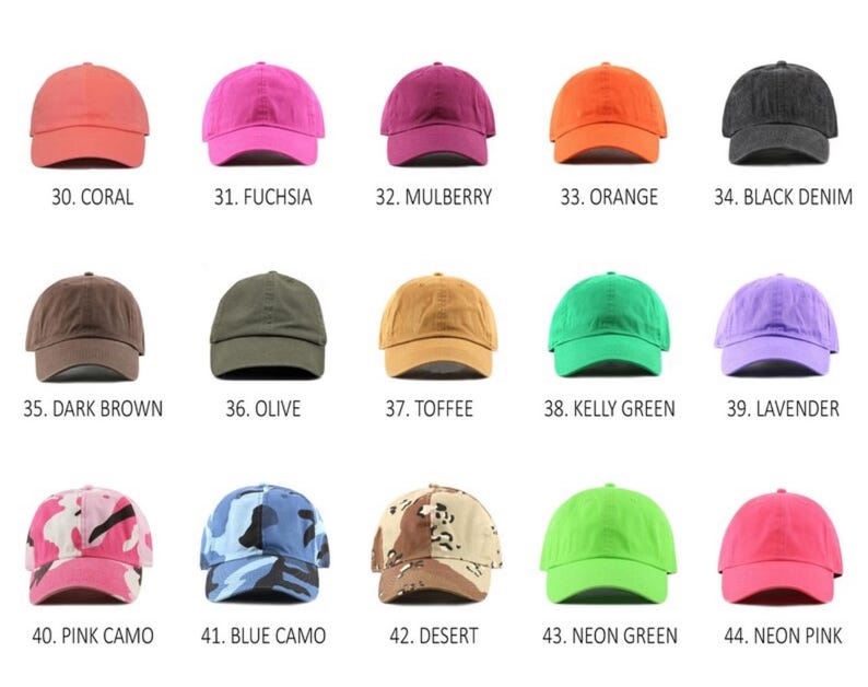 3D Puff " MOUSE " Embroidery Hat, Cotton Baseball Cap, Adjustable Strap image 9