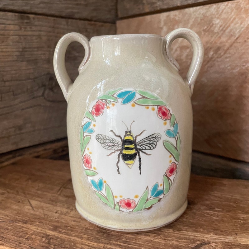 Bud Vase with Bee main image 1