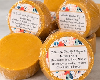 Turmeric Soap, Shea Butter and Honey Soap