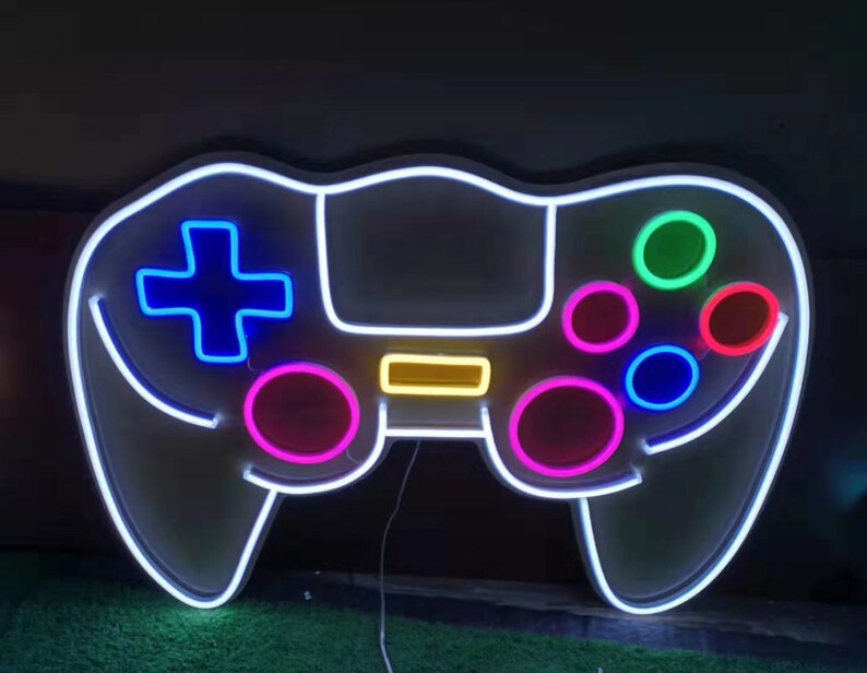 Custom Name Neon Sign Home Decor LED shops Neon Lights Kids Room Bedroom Decoration Wall Hanging Personalize Gift,Game Neon Light