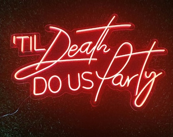 Custom LED Neon Sign: Wedding, Party Decor, Bar Sign
