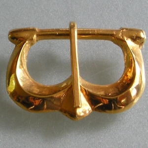 Gilt silver buckle