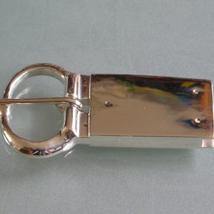 Luxury silver buckle