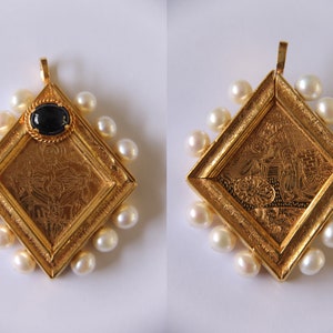 Reliquary pendant, replica Middleham Jewel (c. 1460)