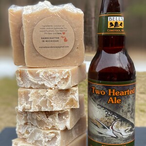 Beer Soap Michigan IPA India Pale Ale beer, Hand made with Two Hearted Ale beer. image 4