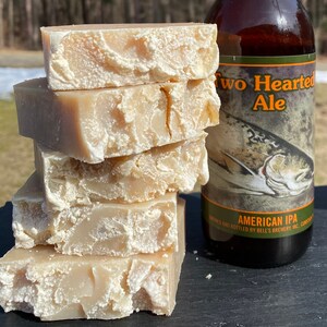 Beer Soap Michigan IPA India Pale Ale beer, Hand made with Two Hearted Ale beer. image 5