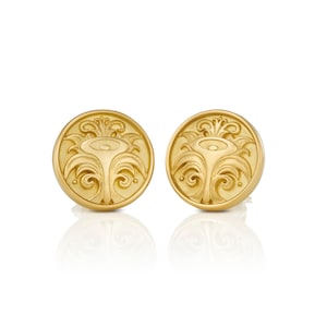 Ohrstecker Modell “Calla” in 750er Gelbgold &quot;massiv&quot;