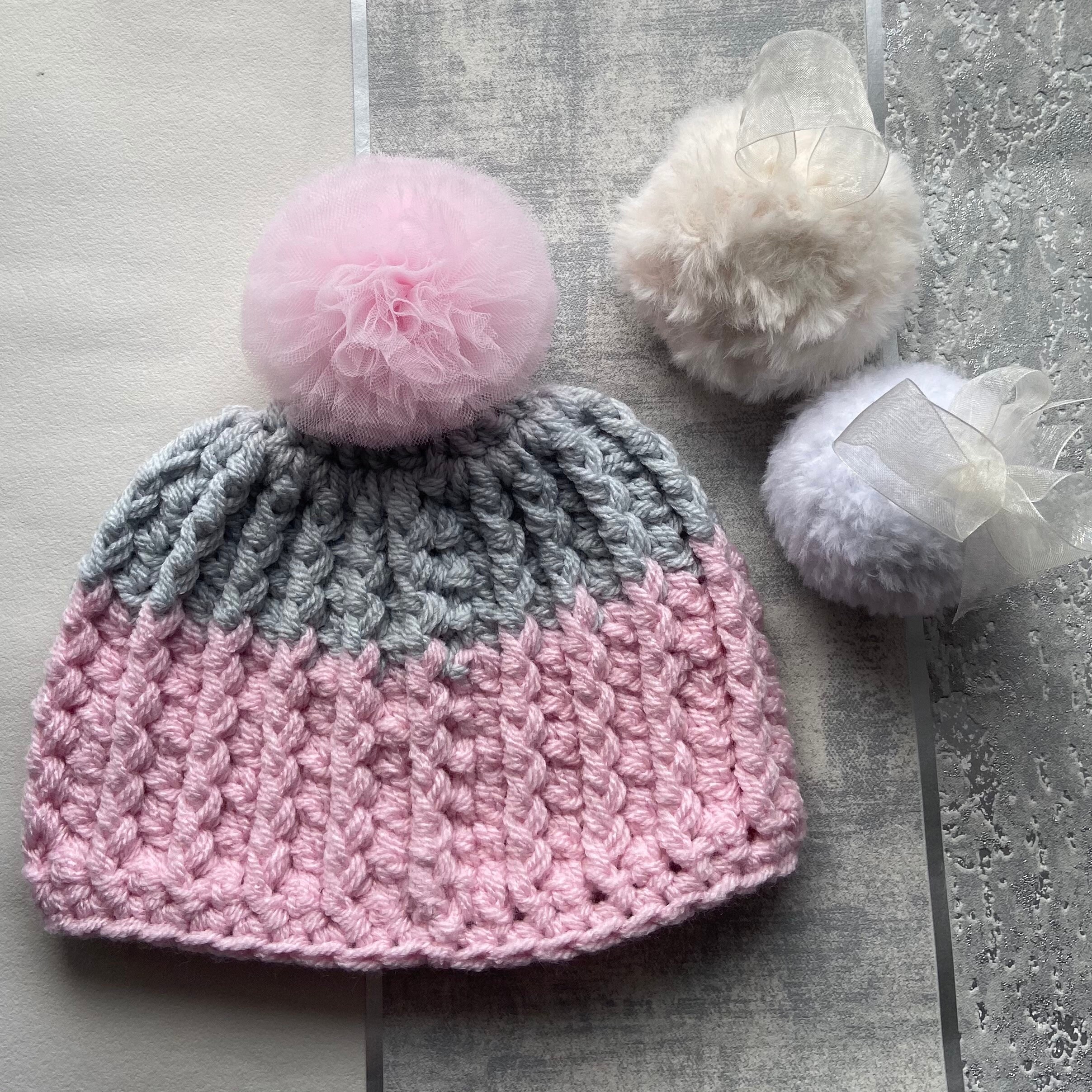 13 year Old Crochet Beanie Crochet Bobble Hat Toddler Hat Etsy