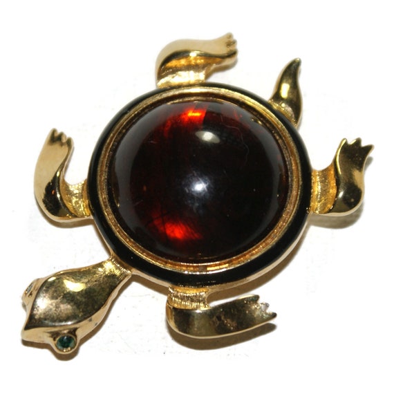 Craft Gem Craft Jewelry Set, Red Pin Brooch Earri… - image 2