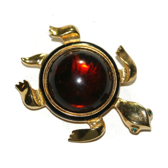 Craft Gem Craft Jewelry Set, Red Pin Brooch Earri… - image 5