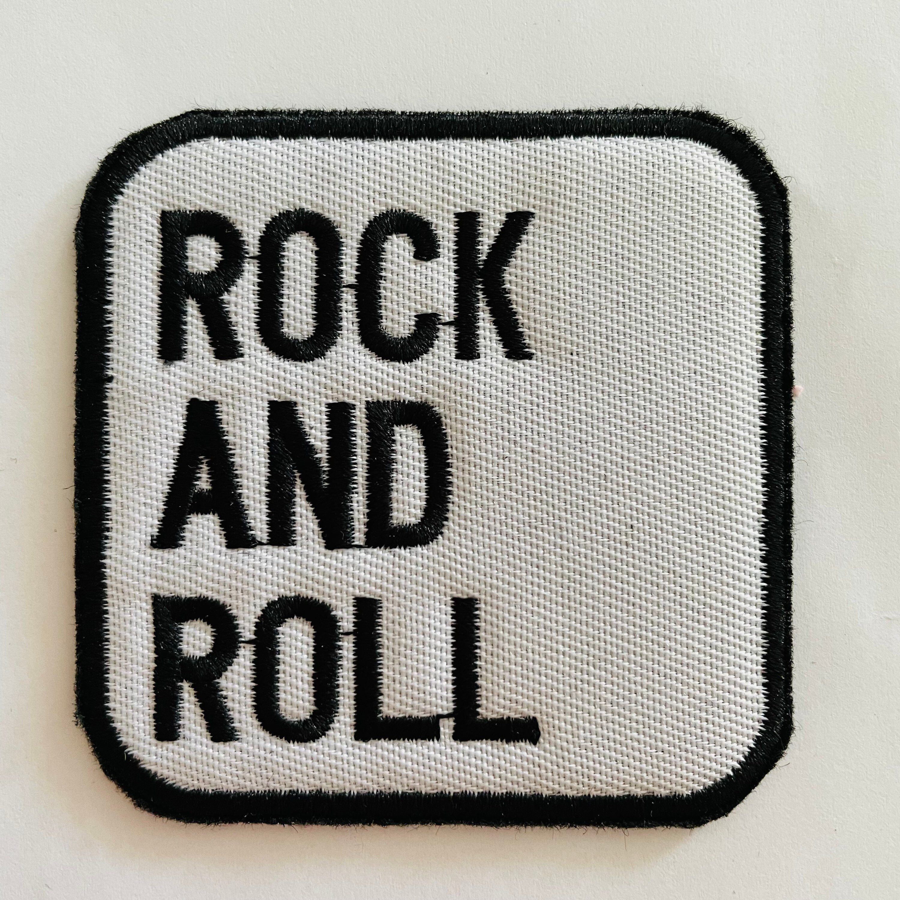 Rock and Roll Iron or sew on patch FREE UK DELIVERY | Etsy