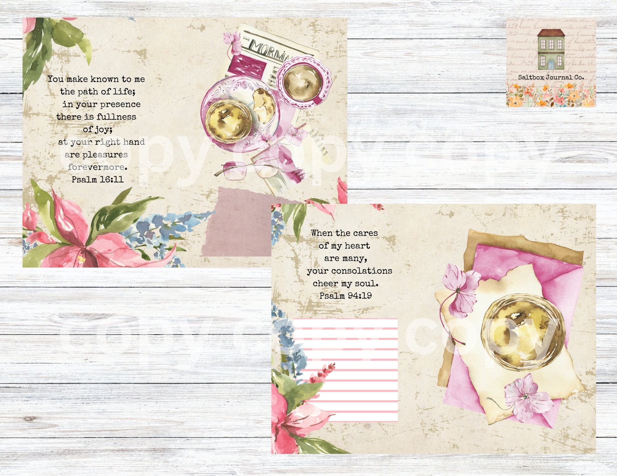 Bible Journaling, Printable Scripture Journal, Scriptures on Joy ...