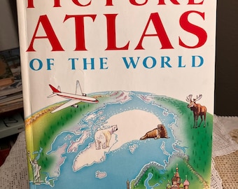 Vintage Britannica Atlas 1974 - Etsy