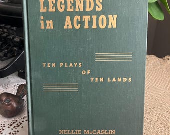 1945 Leyendas en acción Nellie McCaslin, Vintage, Diez obras de diez tierras