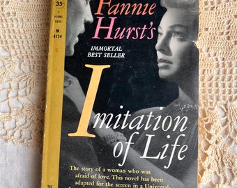 1959 Imitación de la vida – Fannie Hurst – Edición Vintage Permabook Novela dramática clásica