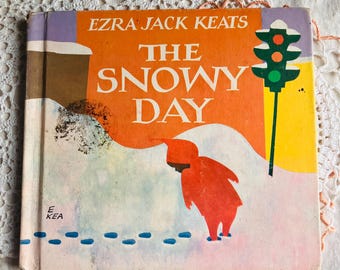 Vintage 1979 The Snowy Day by Ezra Jack Keats, 15th Printing | Ex-Library