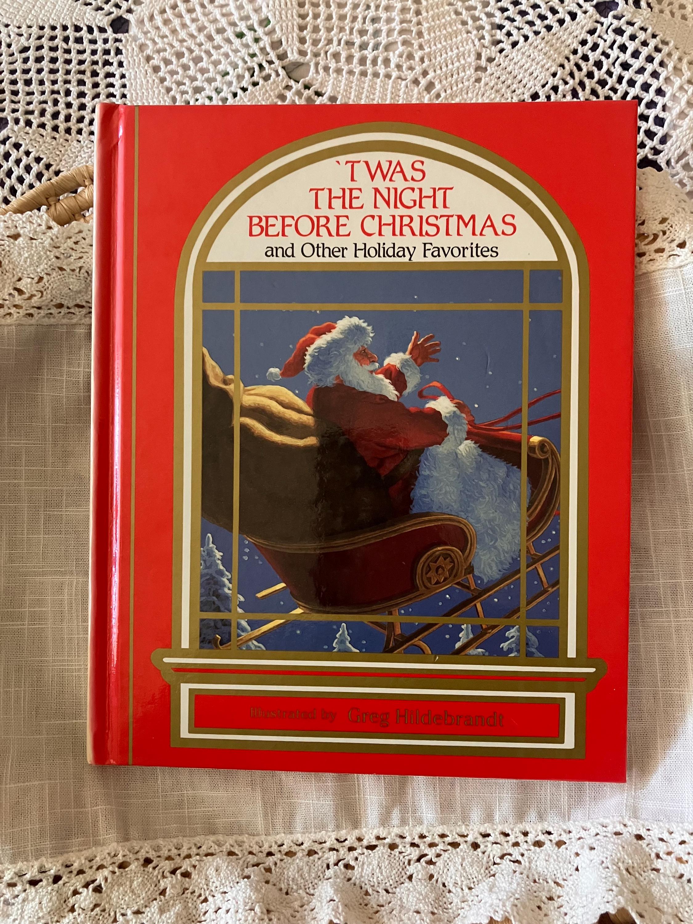Vintage 'twas the Night Before Christmas' Book: 1990 Hardcover