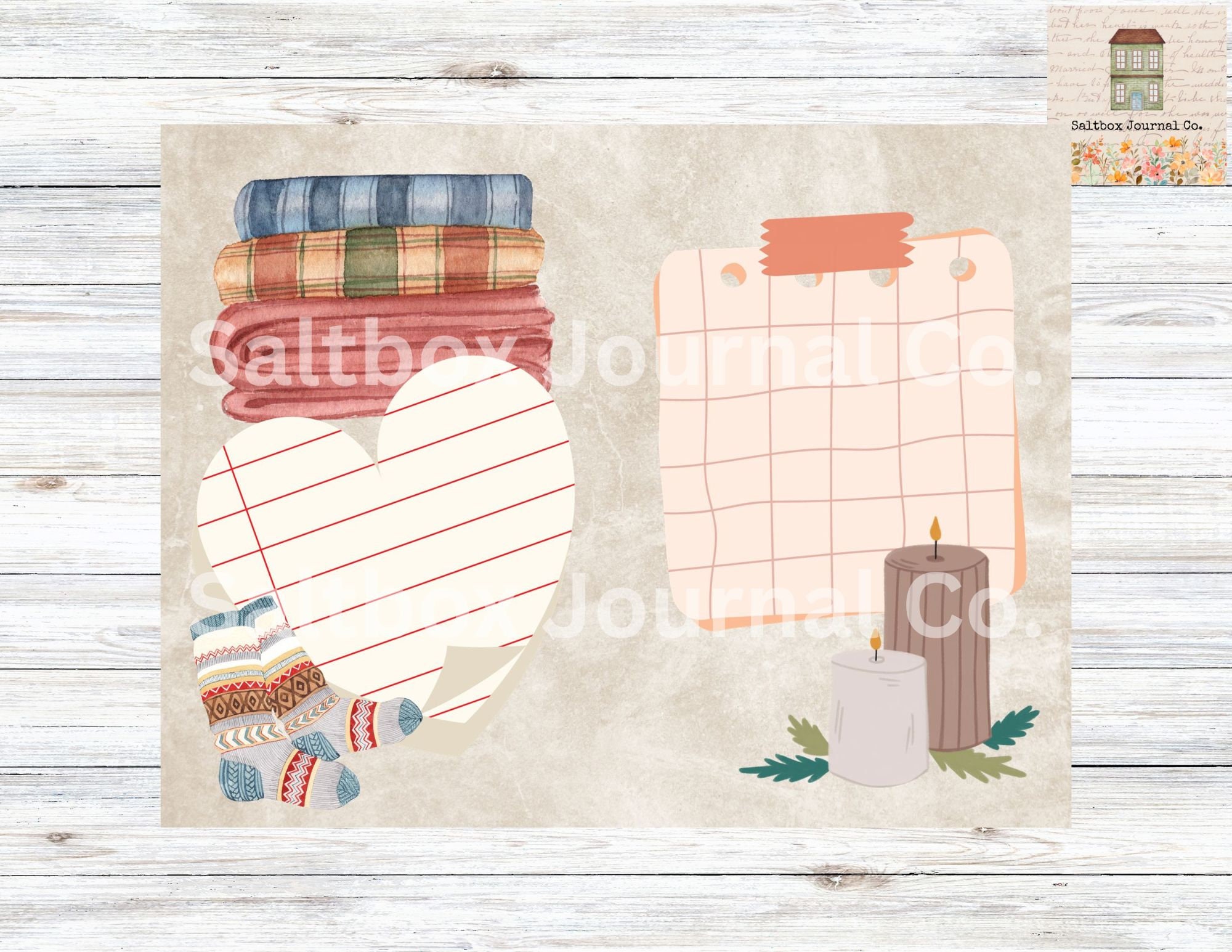 Cozy Fall Journal Pages, Printable Fall Journal, Fall Leaves, Pumpkins ...