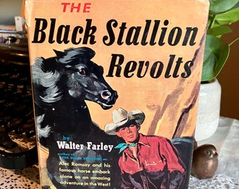 1953 The Black Stallion Revolts by Walter Farley | 9th Printing