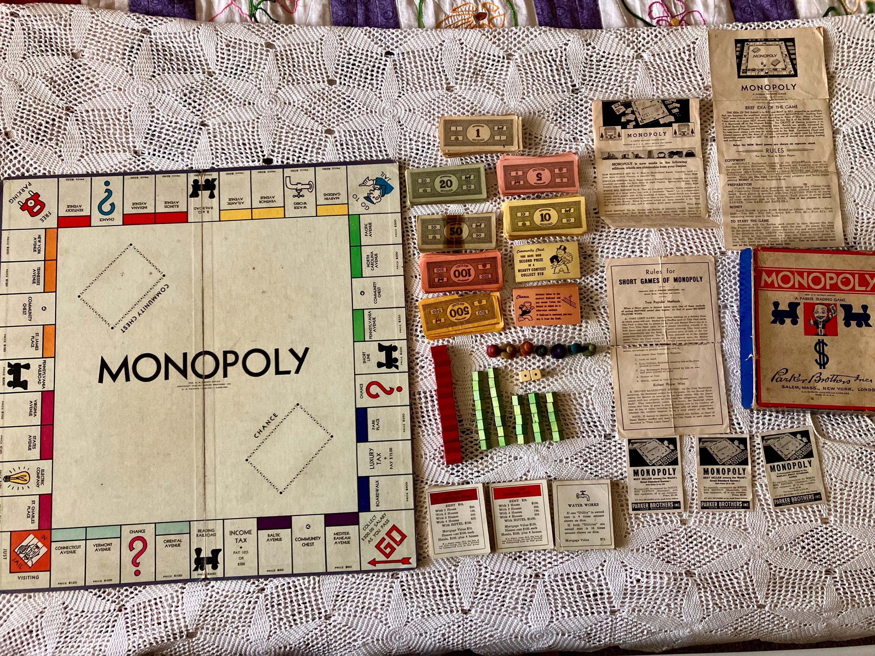 人生ゲーム MONOPOLY 1935 COMMEMORATIVE EDITION Amazon.com: Parker Brothers Monopoly 1935 Commemorative
